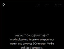 Tablet Screenshot of innovationdept.com